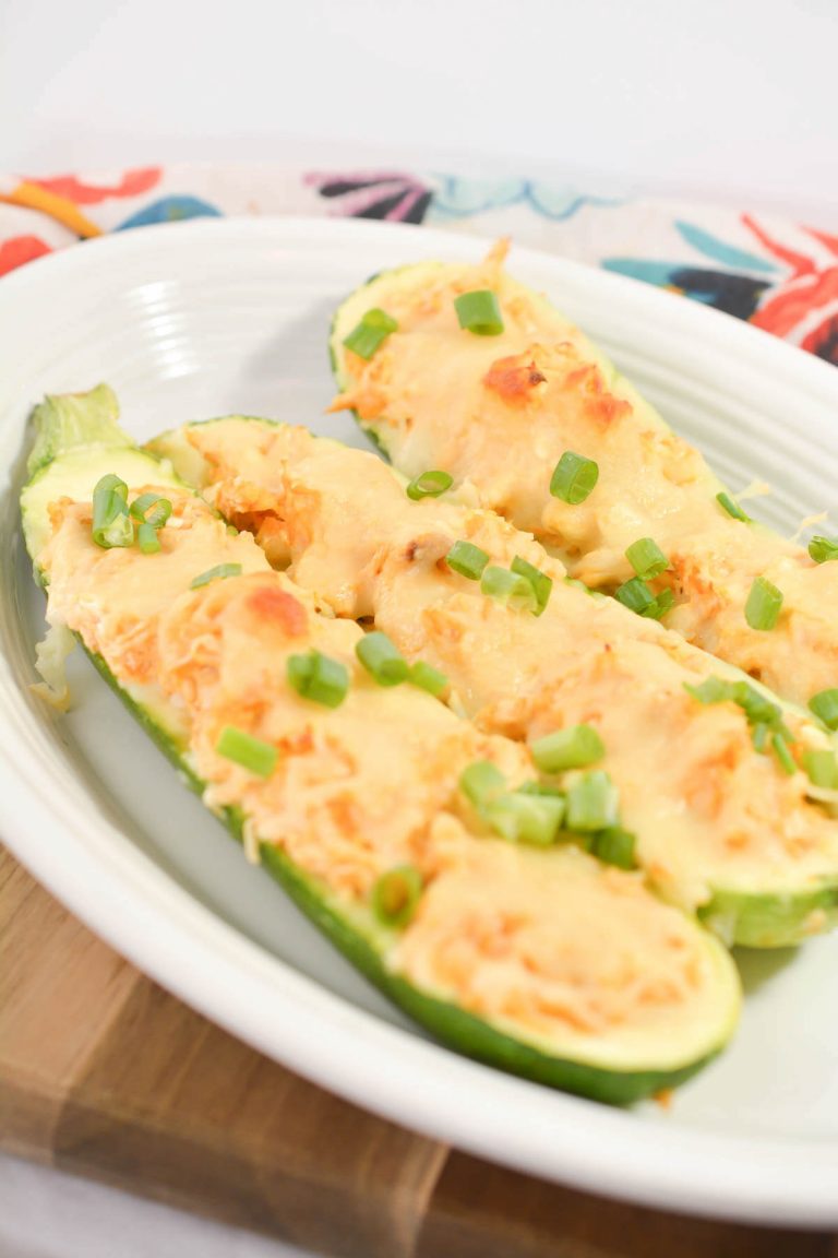 Buffalo Chicken Zucchini Boats Life She Has