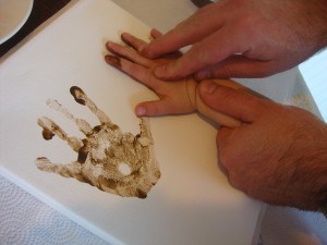 Diy: Handprint Menorah