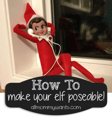 How To Make Your Elf On The Shelf Poseable! A Tutorial
