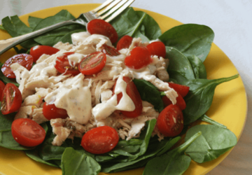 Crock Pot Recipe – Chicken Salad With Cherry Tomatoes: 4 Weight Watchers Points