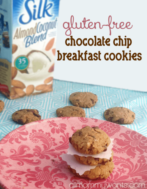 Cooking With Almond Milk – Gluten-free Chocolate Chip Breakfast Cookies (recipe)