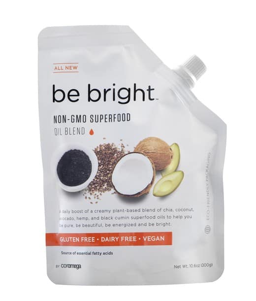 Recipe: Healthy Apple Spinach Chia Shake Using “be Bright” From  Coromega (263 Calories, 6ww Points)