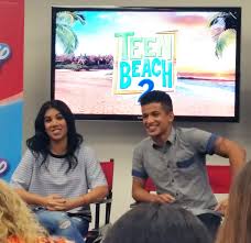 Omg It’s Chrissie Fit & Jordan Fisher! Exclusive Interview With The Teen Beach 2 Stars #teenbeach2event