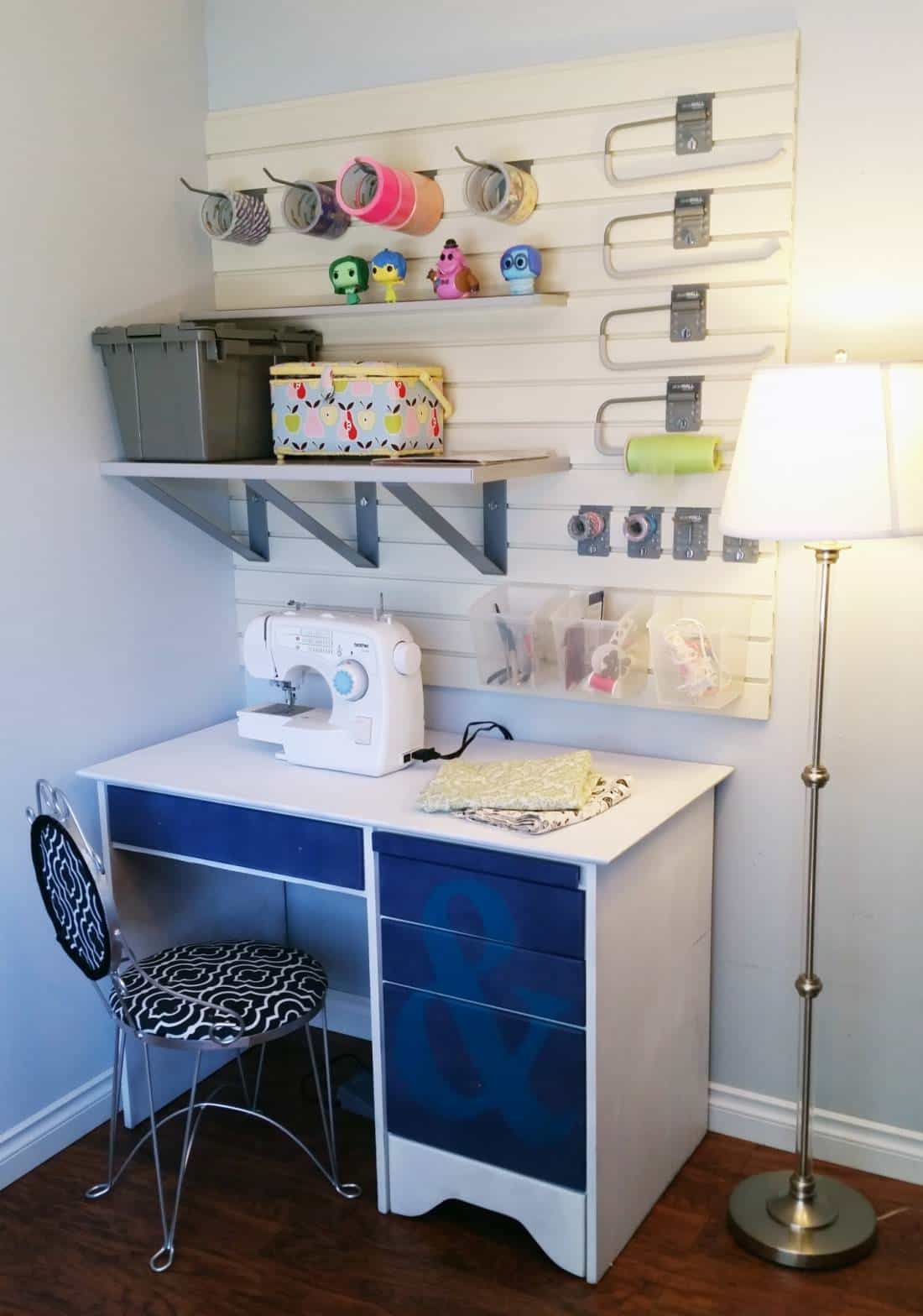 Diy – My New Craft Corner! Reclaimed Desk Plus Ideas For Storage & Design