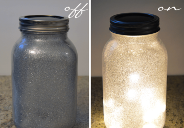 Diy: Glitter Fairy Mason Jar Nightlight (video)