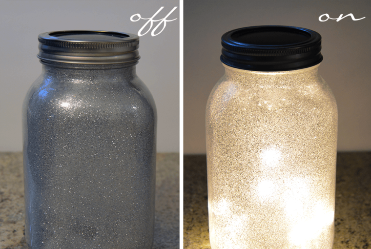 Diy: Glitter Fairy Mason Jar Nightlight (video)