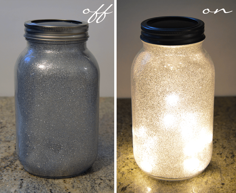 mason jar night light