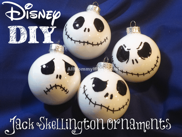 DIY - Jack Skellington Ornaments VIDEO (The Nightmare Before Christmas