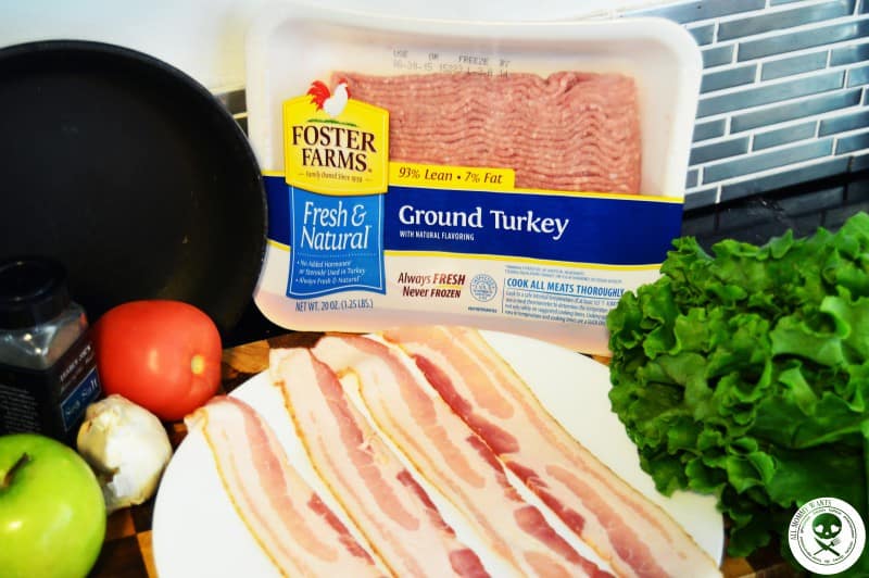 Recipe: Lettuce Wrapped Turkey Burgers With Apple & Bacon (6 Ww Pp)