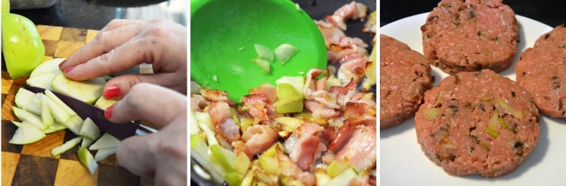 Recipe: Lettuce Wrapped Turkey Burgers With Apple & Bacon (6 Ww Pp)