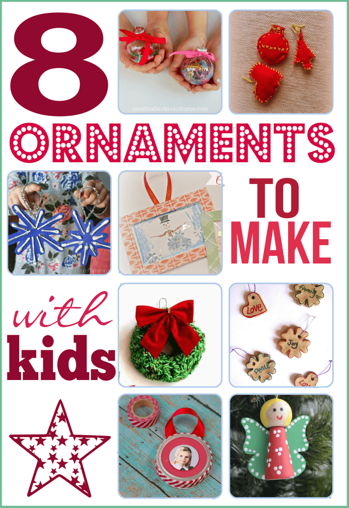 8 Fun And Easy Ornaments To Make With Kids