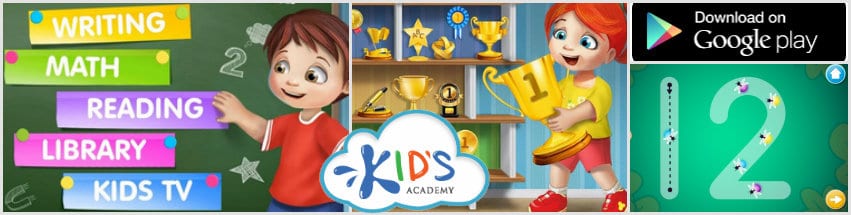 Free Learning Apps For Kids And Printable Worksheets – Kids Academy On Google Play & Itunes #mombuzz #freekidsapp