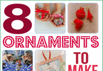 8 Fun And Easy Ornaments To Make With Kids