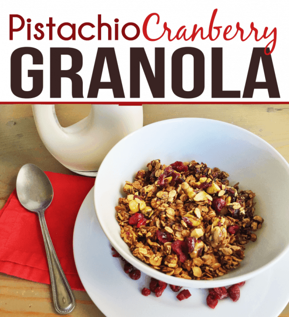 Recipe: Pistachio Cranberry Granola