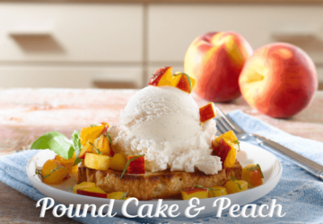 Recipe: Pound Cake & Peaches Sundae