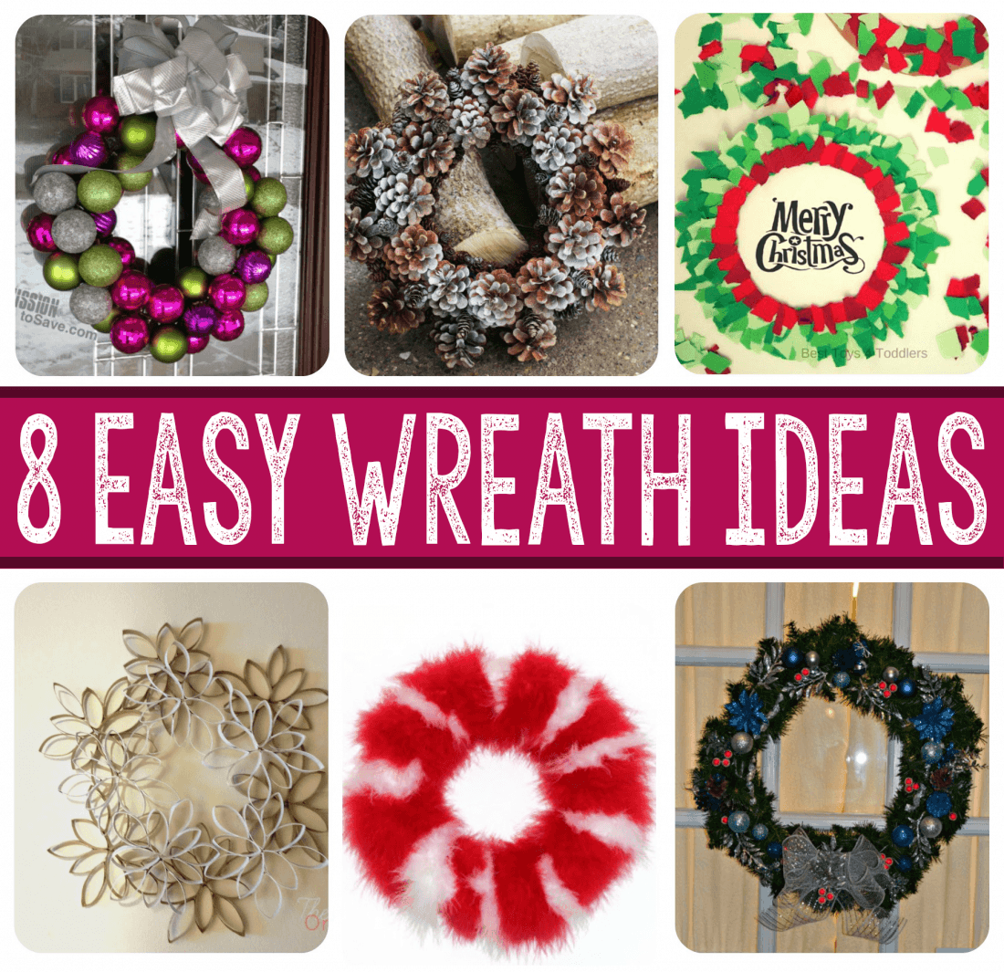 8 Super Easy Holiday Wreath Ideas