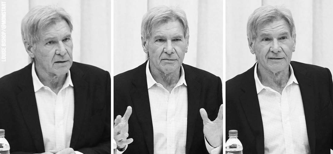 Harrison Ford Was &#8220;happy To Be Back&#8221; With Carrie Fisher And Mark Hamill For &#8216;star Wars: The Force Awakens&#8217; (interview)