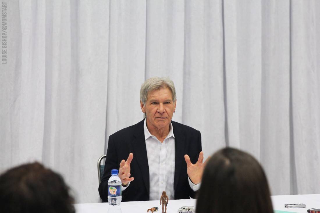 Harrison Ford Was &#8220;happy To Be Back&#8221; With Carrie Fisher And Mark Hamill For &#8216;star Wars: The Force Awakens&#8217; (interview)