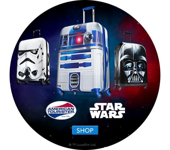 The Force Is Strong With My New American Tourister Star Wars Luggage..