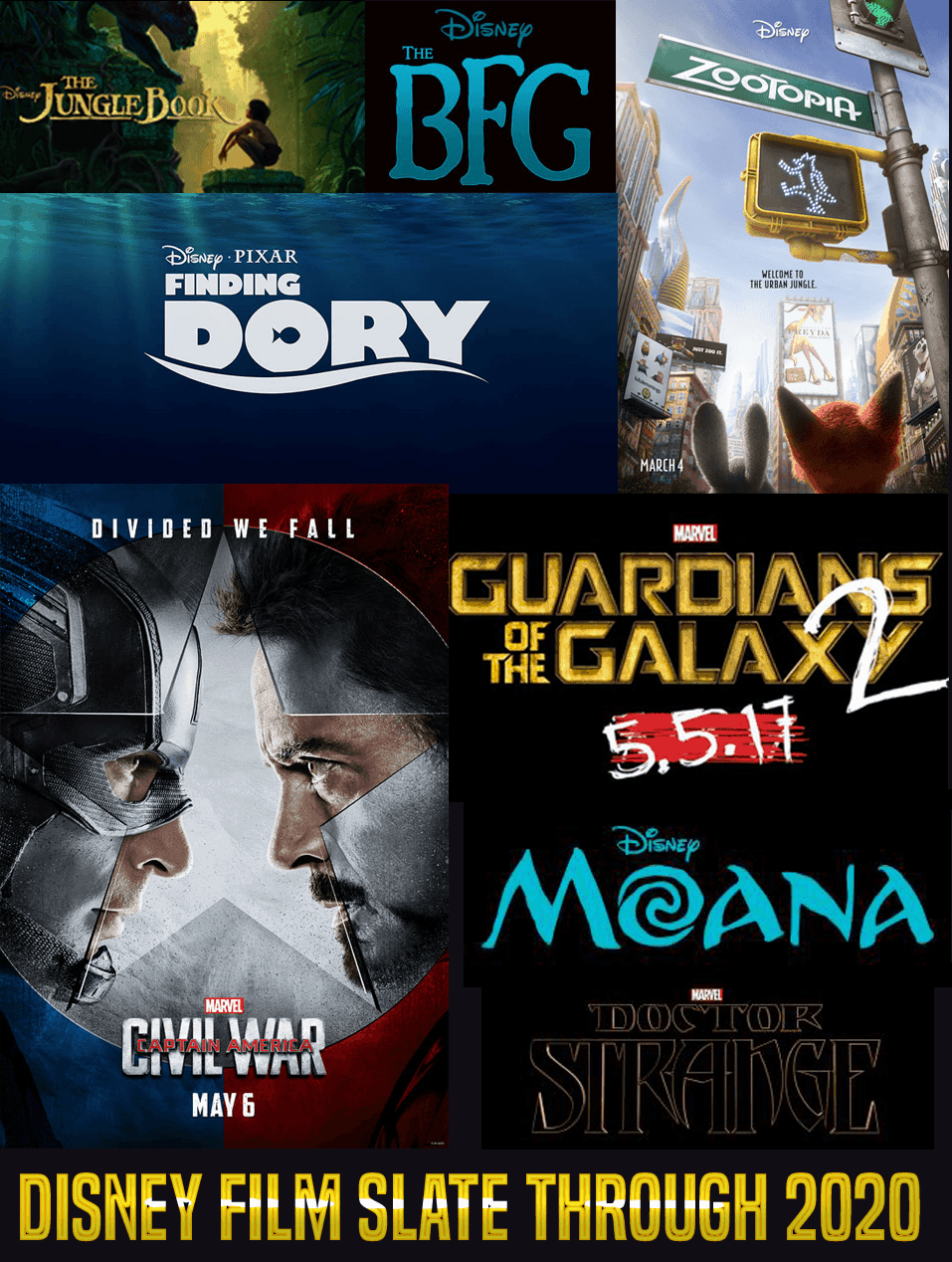 Disney Film Slate Through 2020 – List Of Upcoming Disney Films
