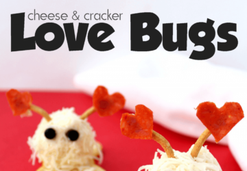 Make These Adorable Cheese & Cracker Love Bugs For Valentine’s Day
