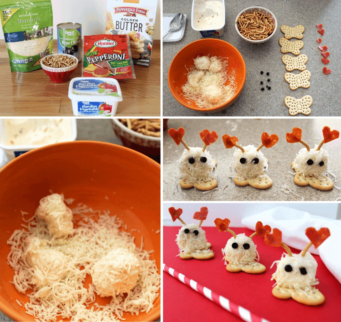 Make These Adorable Cheese & Cracker Love Bugs For Valentine’s Day