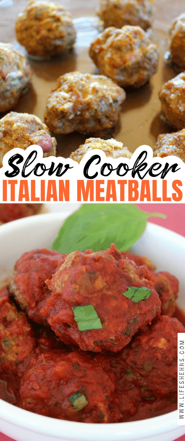 Recipe Slow Cooker Italian Meatballs (7 Weight Watcher Points) Life She Has