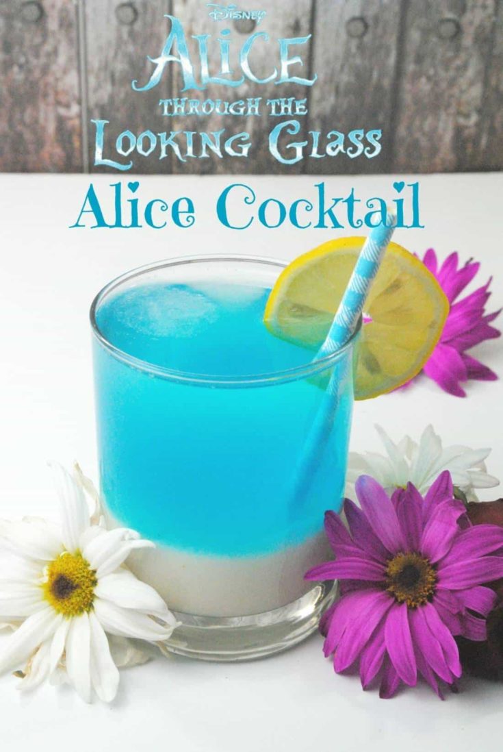 Alice Through The Looking Glass Inspired Cocktail