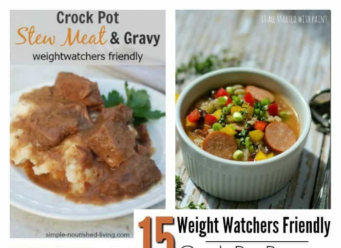 15 Easy Crock Pot/slow Cooker Meals That Are Weight Watchers Friendly