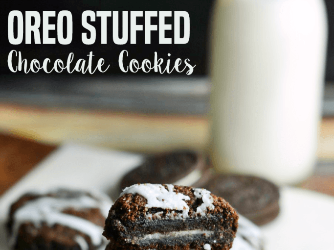 Inside Out Stuffed Oreo Cookies