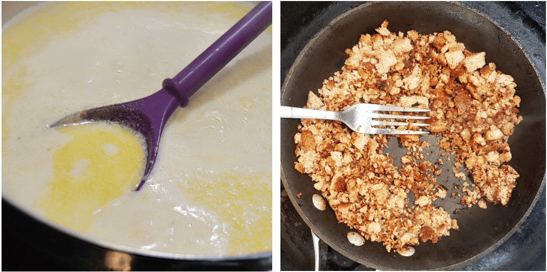 This Homemade Mac & Cheese With 3 Cheeses, Bacon & Breadcrumbs Is To Die For