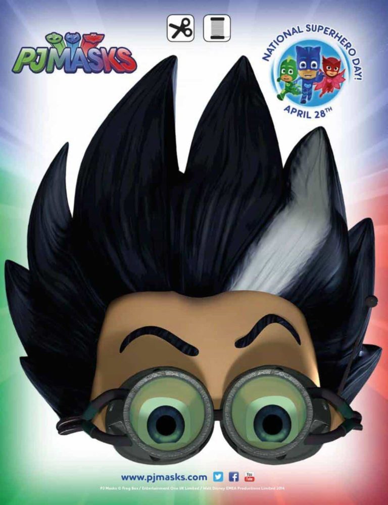 Printables - PJ Masks Night Ninja, Romeo, Luna - Life She Has