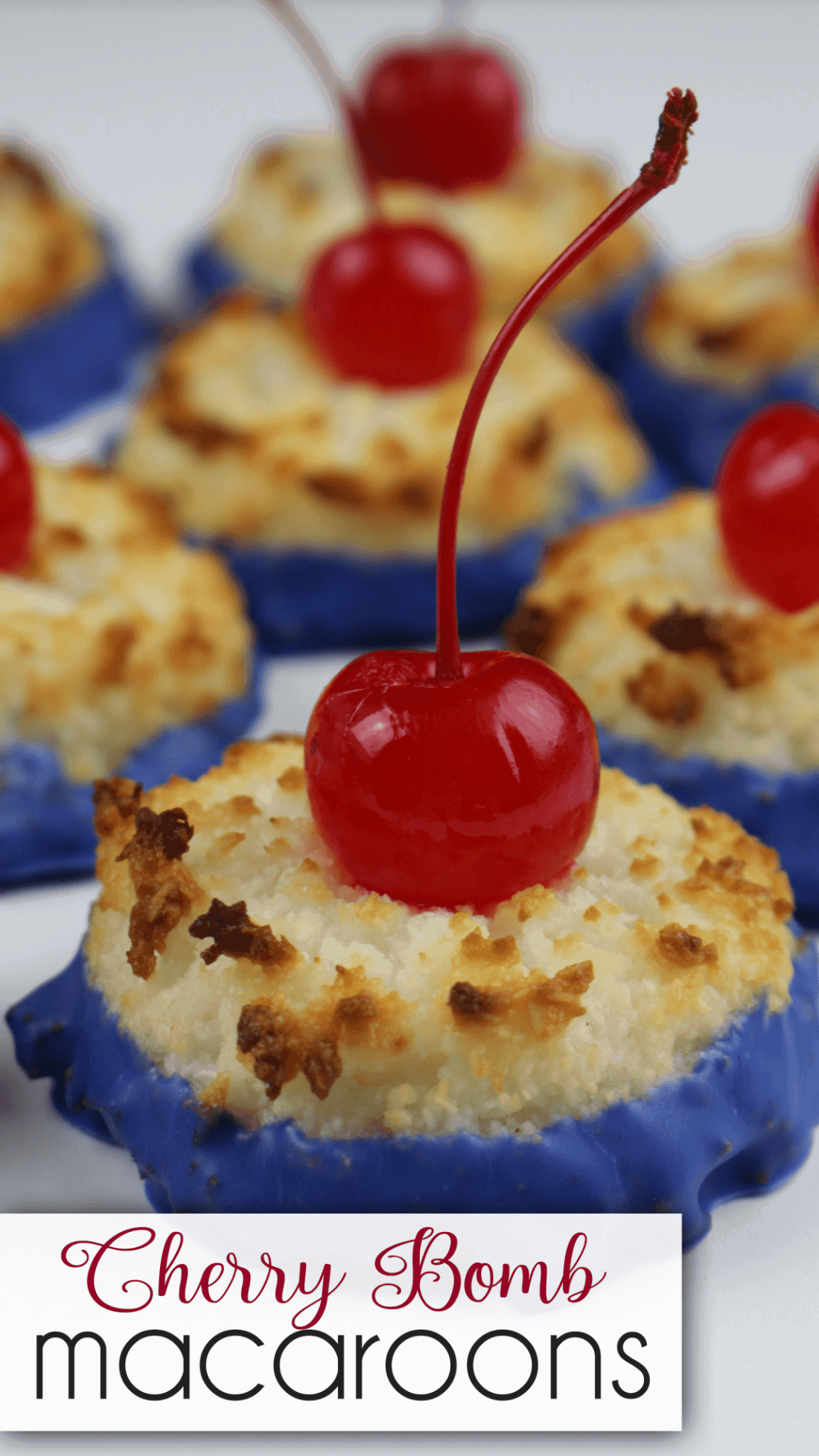 These Coconut Cherry Bomb Macaroons Are Da Bomb!