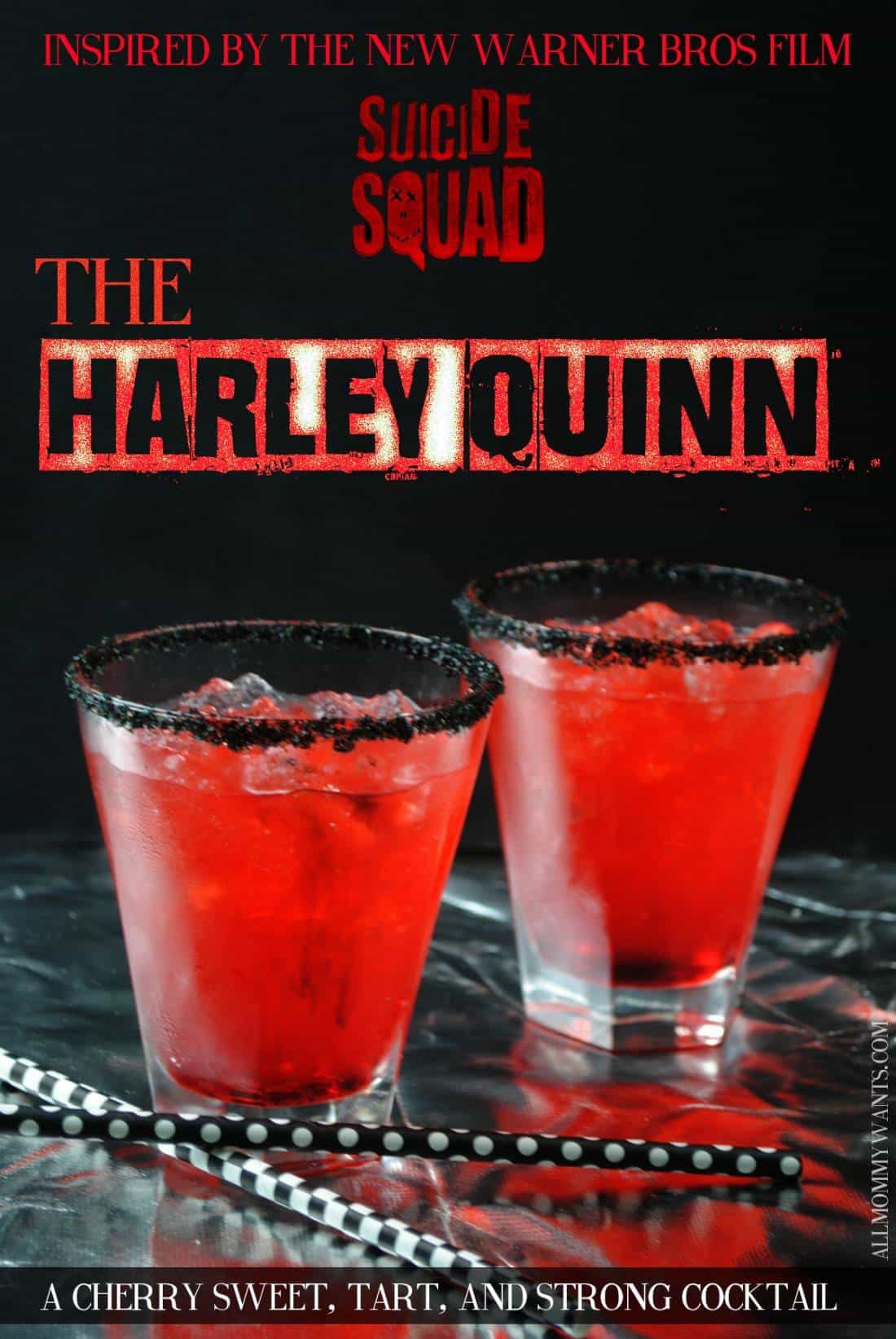 Suicide Squad Inspired Cocktail – The Harley Quinn