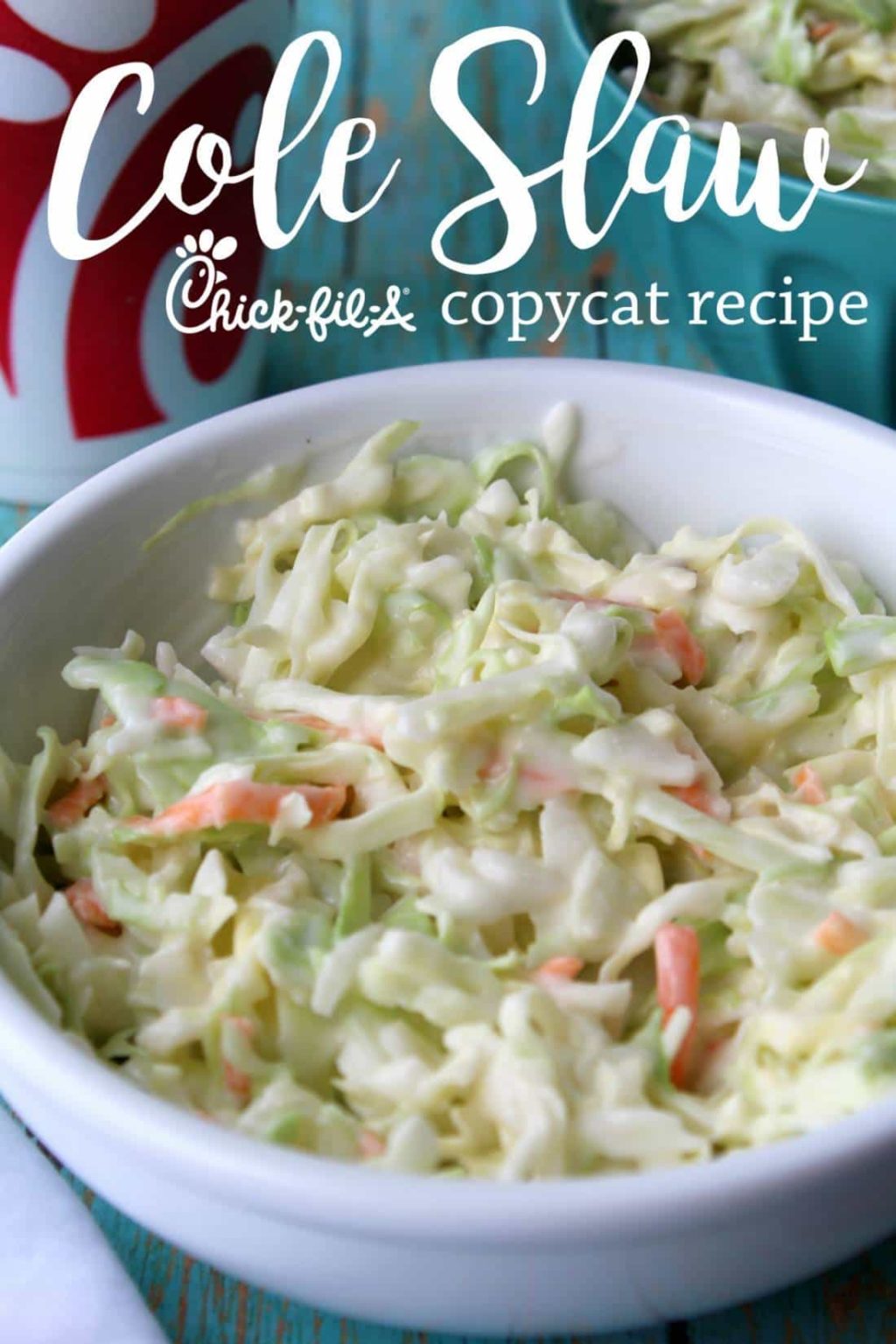 Easy Chick-fil-A Copycat Coleslaw Recipe - Life She Has