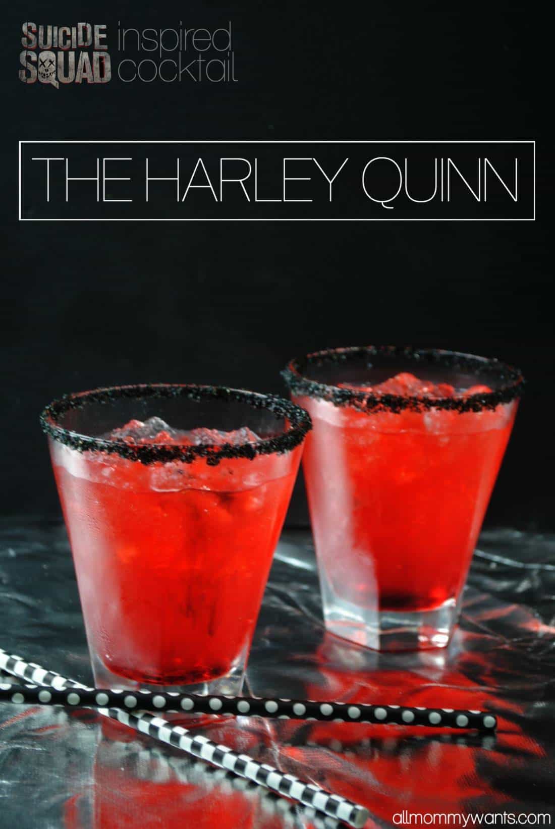 Suicide Squad Inspired Cocktail – The Harley Quinn