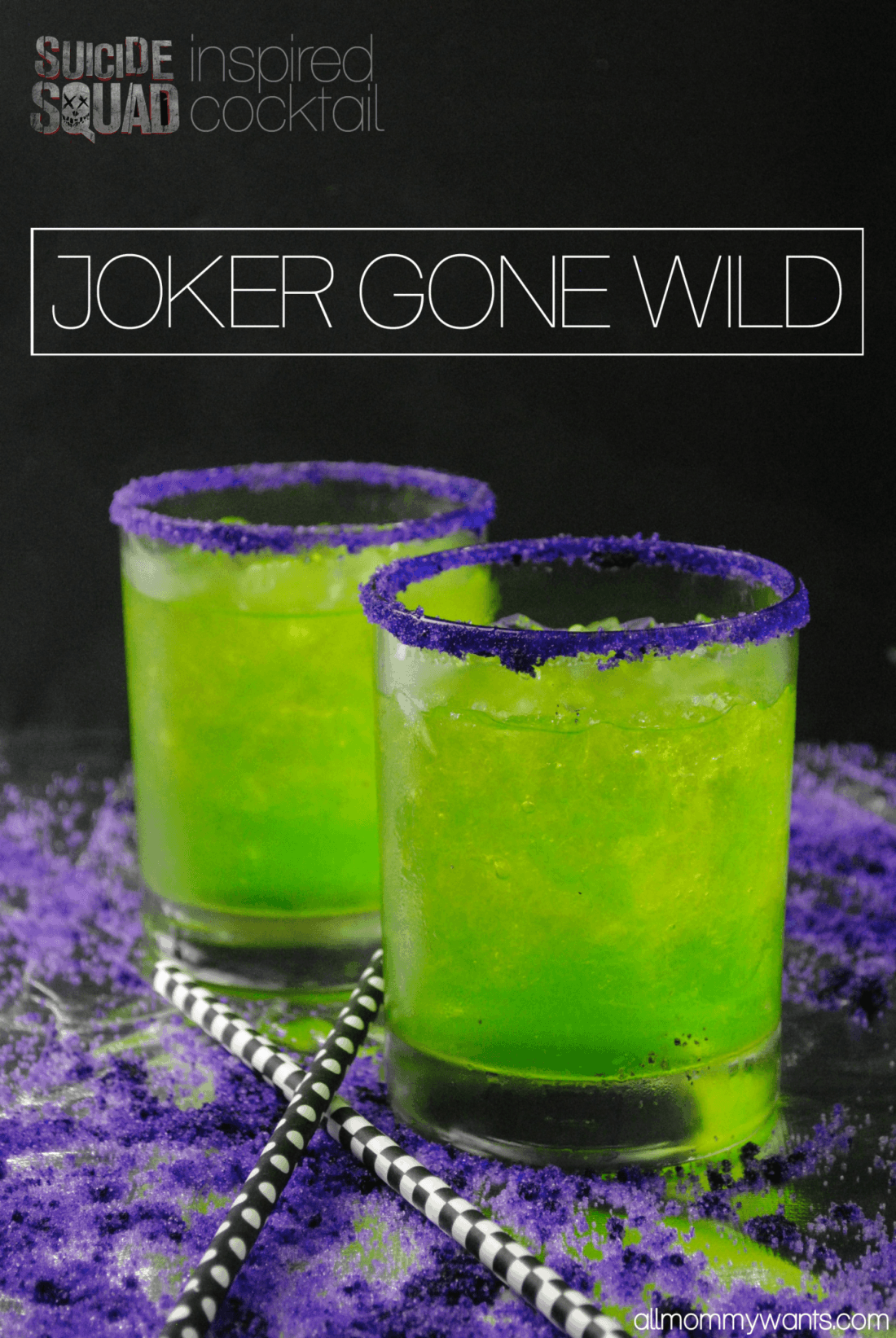 Suicide Squad Inspired Cocktail – The Joker Gone Wild