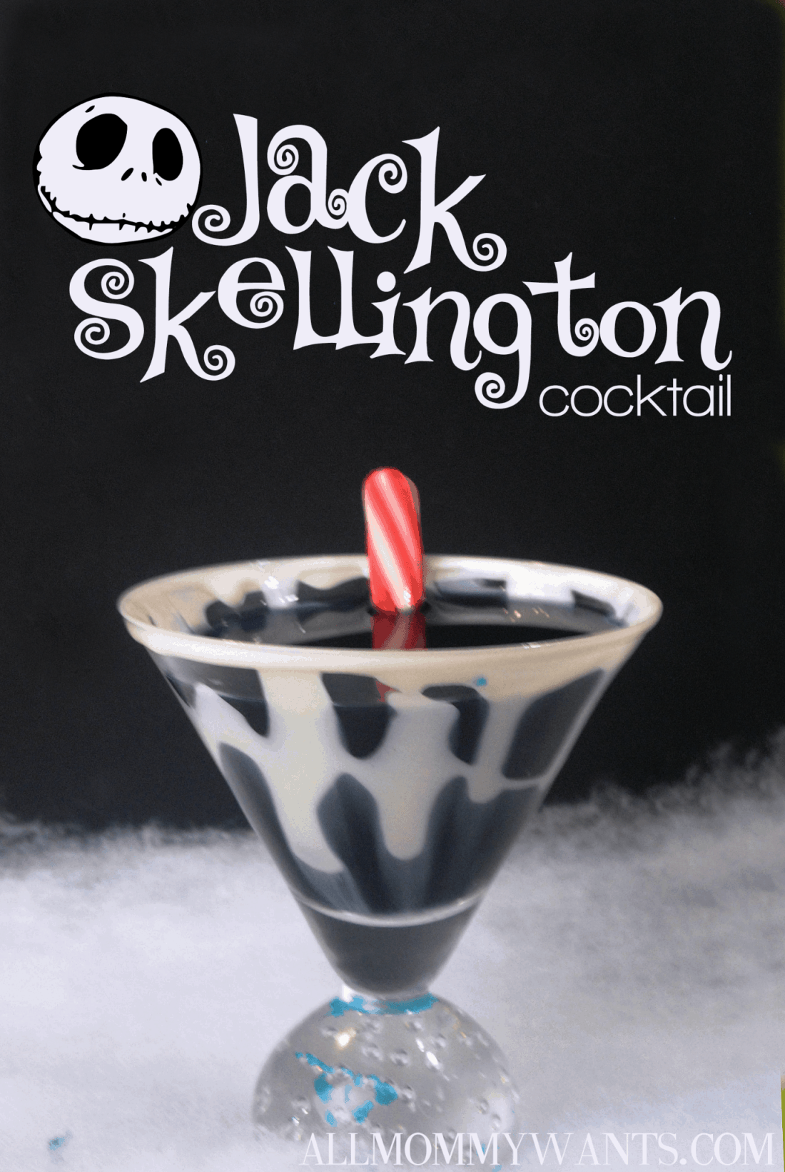 The Jack Skellington Cocktail (nightmare Before Christmas)