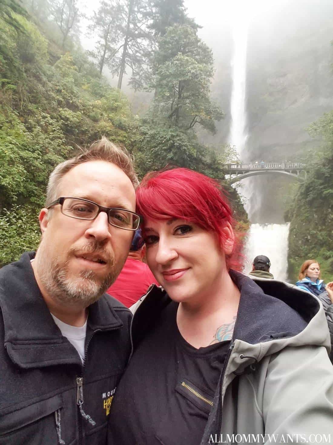 Hiding Treasures At Multnomah Falls, Oregon