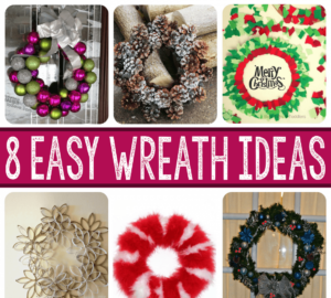 8 Super Easy Holiday Wreath Ideas