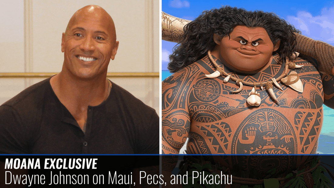 Moana’s Dwayne Johnson On Maui, Pecs, And That Pikachu Video
