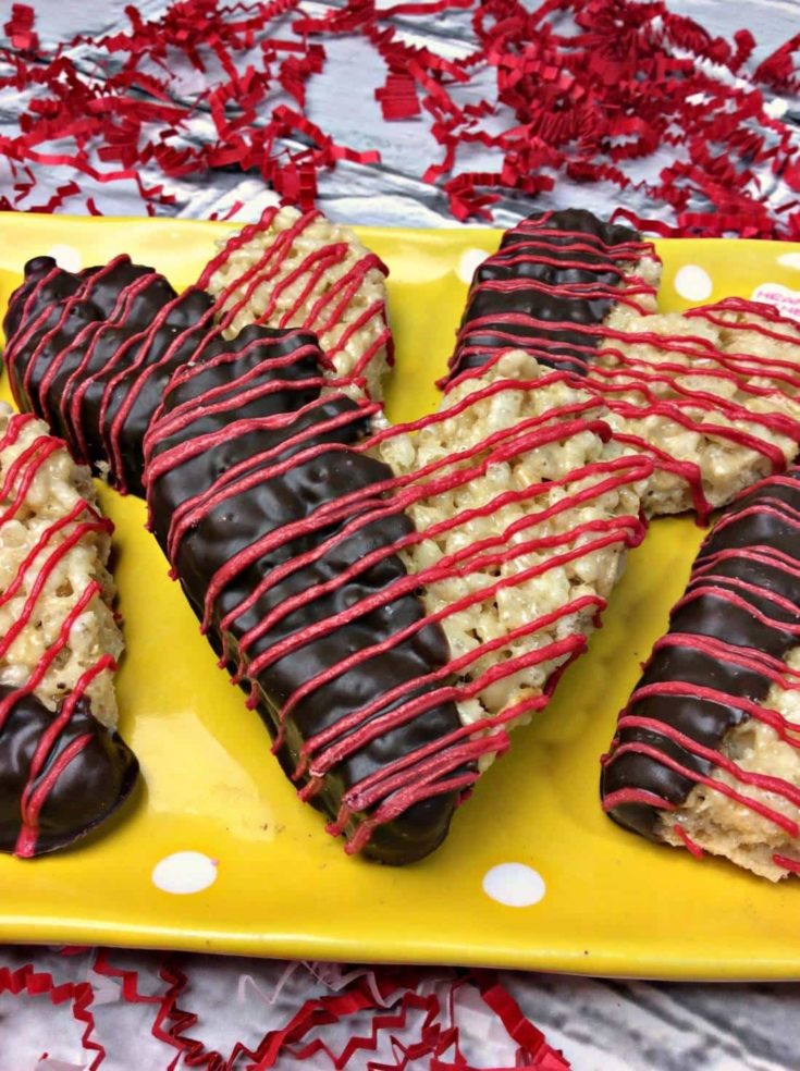 Recipe: Chocolate Heart Rice Krispie Treat