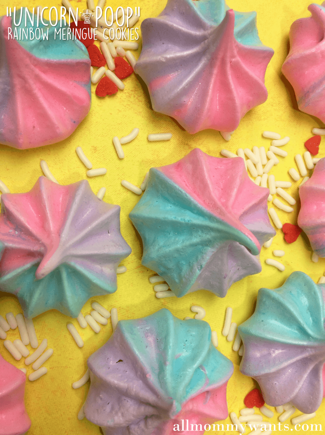 Recipe: Unicorn Poop Cookies (rainbow Meringue Cookies)