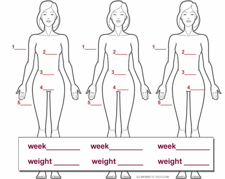 Free Printable – Visual Weight & Measurement Tracker