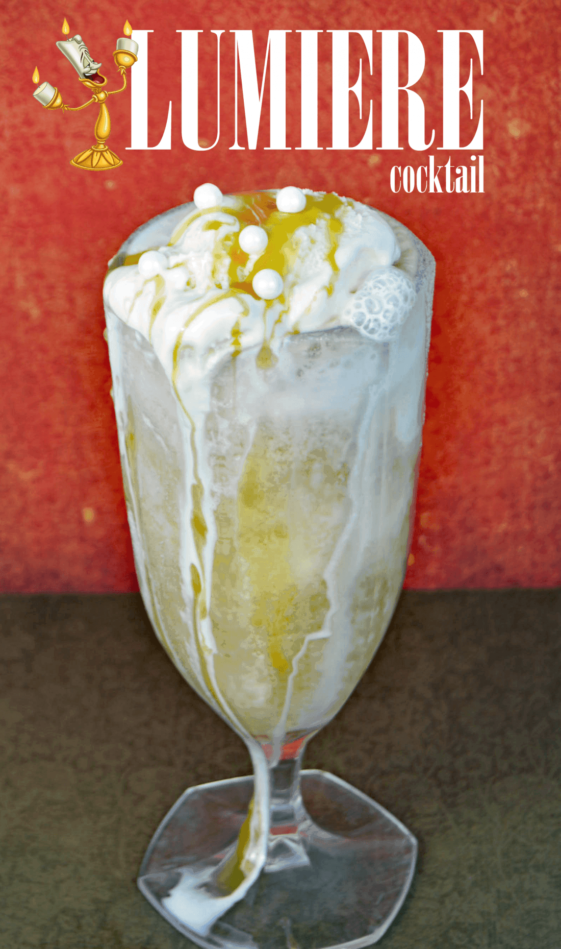‘the Lumiere’ Apple Vodka Float – A Dessert Cocktail