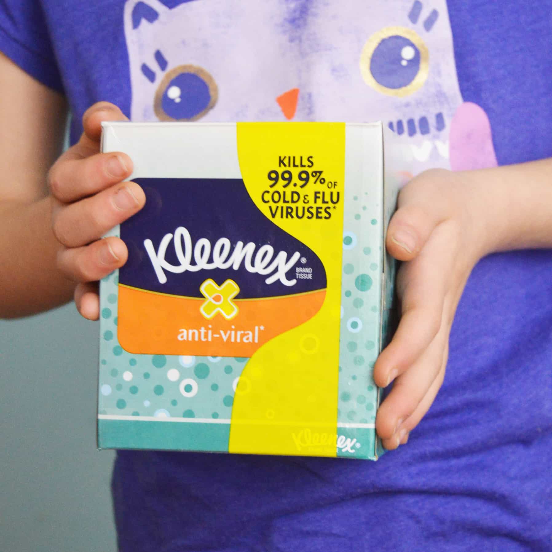 Be A Cold Hero At Home And School With Kleenex Anti-viral (available At Walmart)