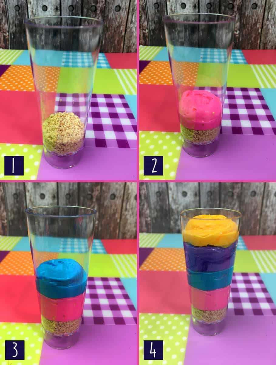 Recipe: Rainbow Cheesecake Shooters