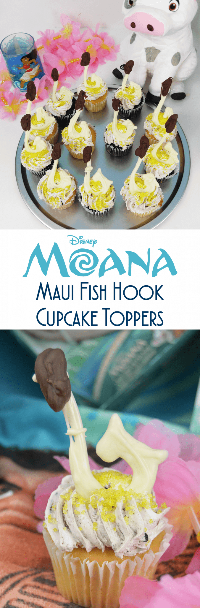 Maui Hook Fish Hook Large Silicone Mold Cake Pop Fondant Resin Clay Candy A986