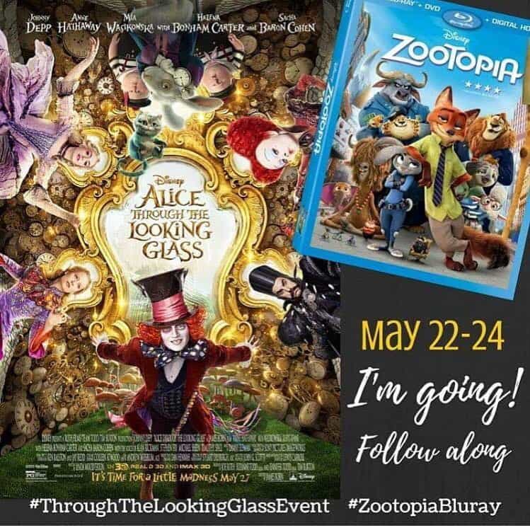 Follow Me Through The Looking Glass To The Alice Red Carpet & Zootopia Dvd Release Event