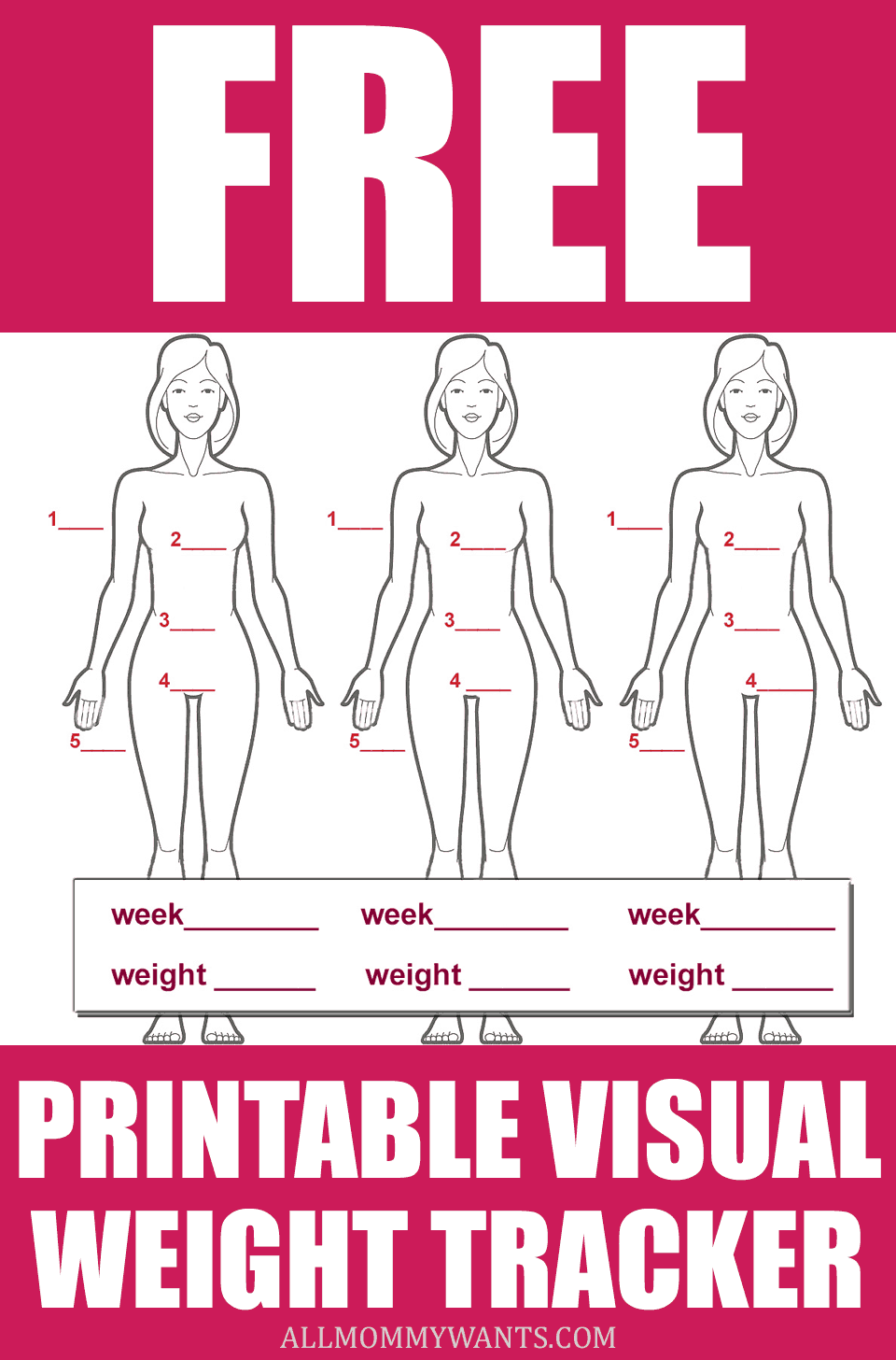 Free Printable – Visual Weight & Measurement Tracker